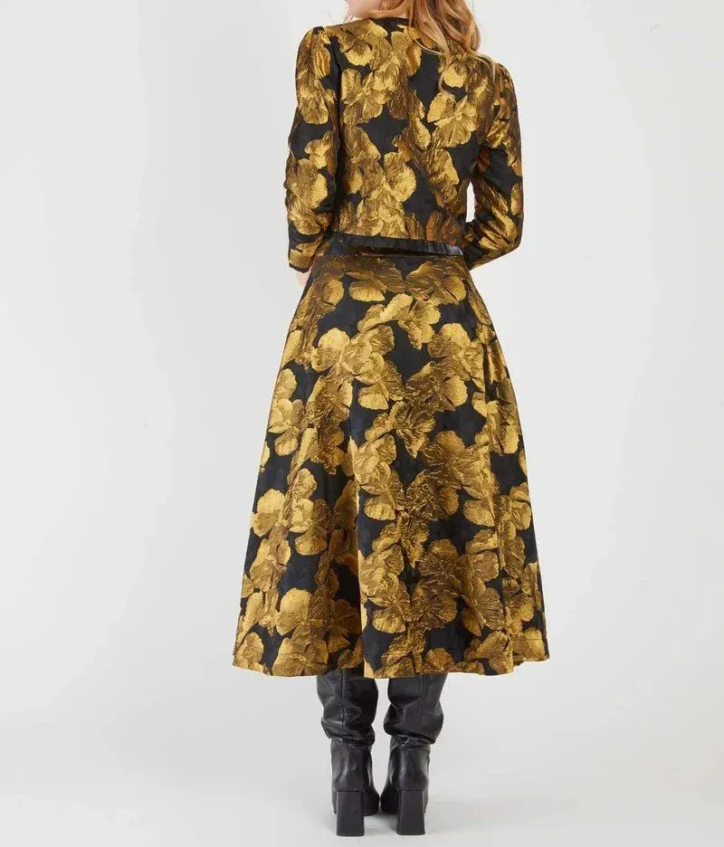 Chaqueta vintage con estampado floral